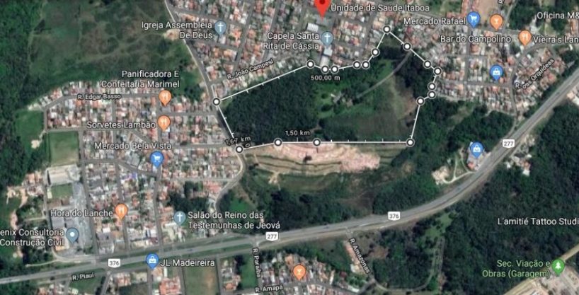 ÁREA DE TERRENO 129.000 m² – BELA VISTA